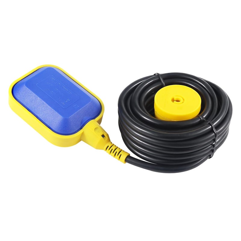 Mamfous Float Switch, 220V 16A Waterproof Tethered Float Switch & Liquid Level Controller with Cable for Water Tank, Sump Pump, Septic Tank, Pool, Pond, Aquarium(19.68ft(6M)) - Image 1